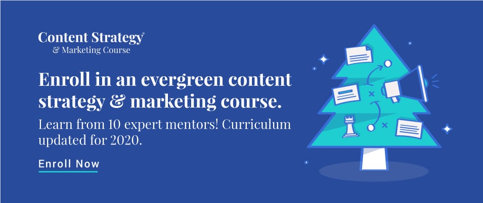 Enroll in an evergreen content strategy & marketing course