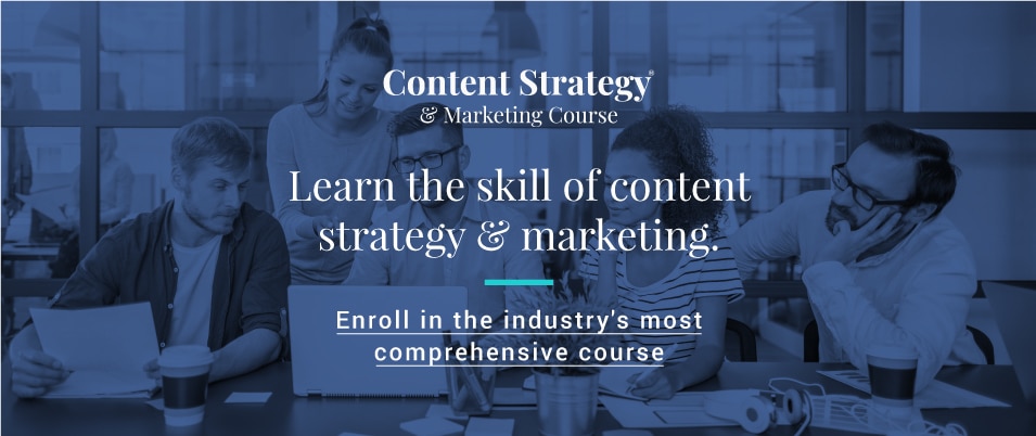 Get content marketing training